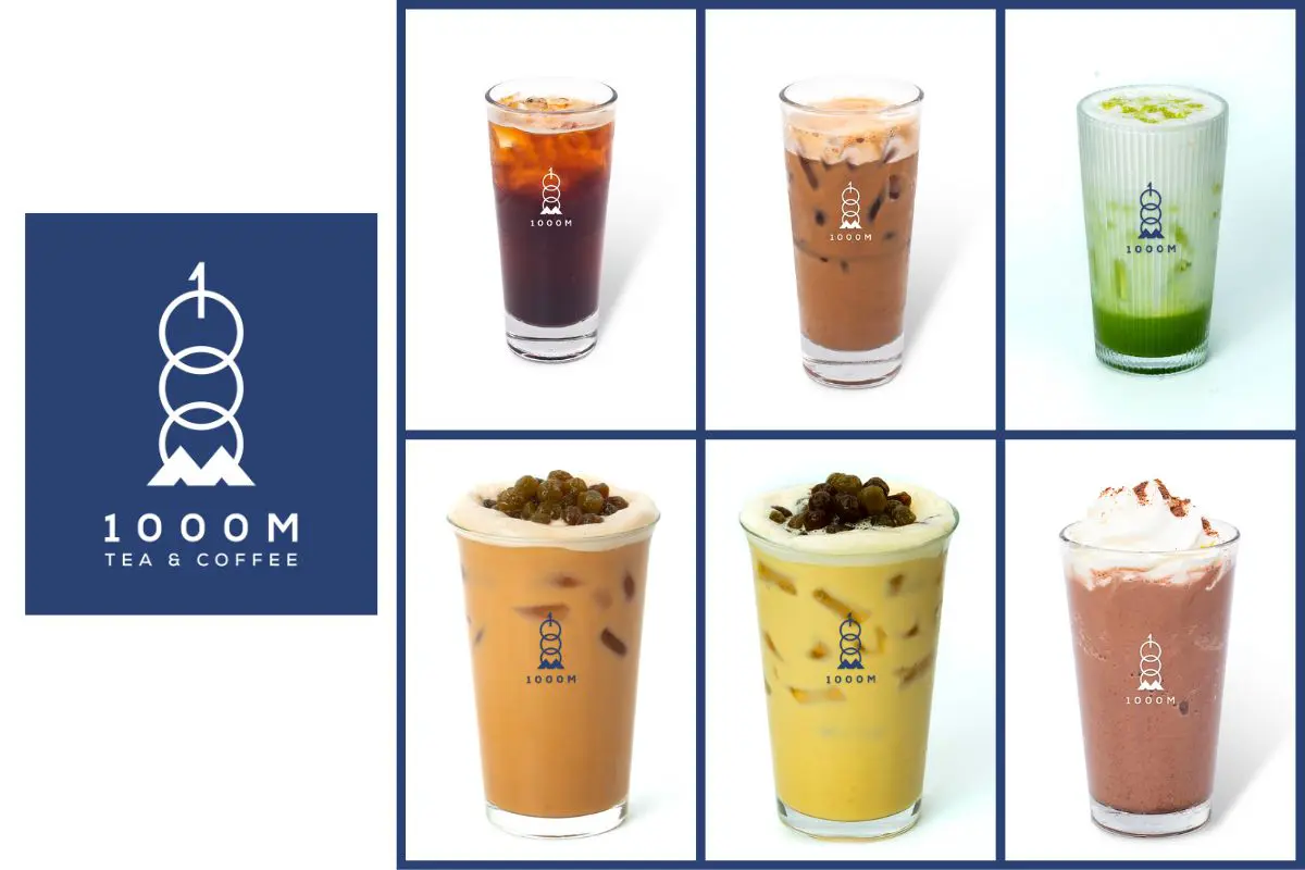 1000M Nguyễn Thị Định Khai Trương Cửa Hàng Đầu Tiên Tại Hà Nội 3 Menu đa dạng đồ uống tại 1000M